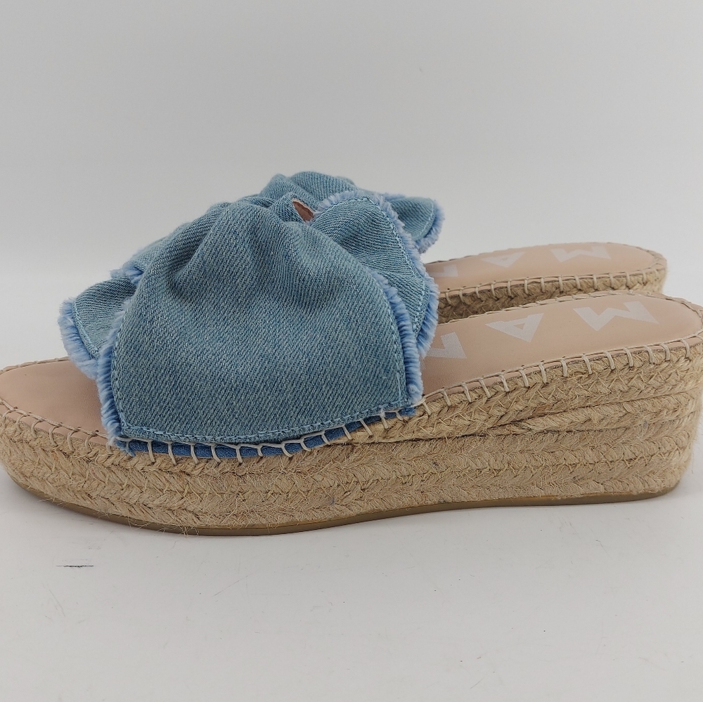 Manebí San Francisco Denim Wedge Slide EU40
